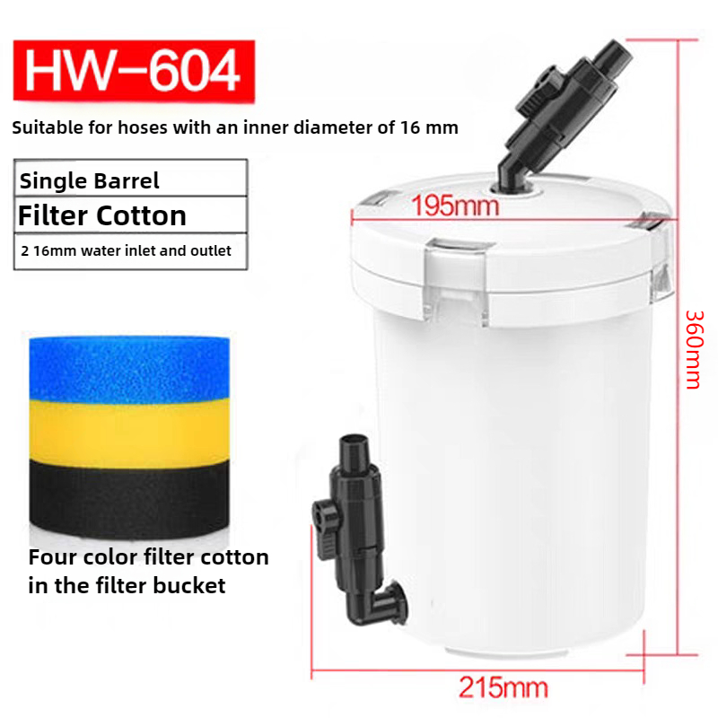 HW-604 Aquarium Filter Bucket  - Reef Tank Filter recension och pris