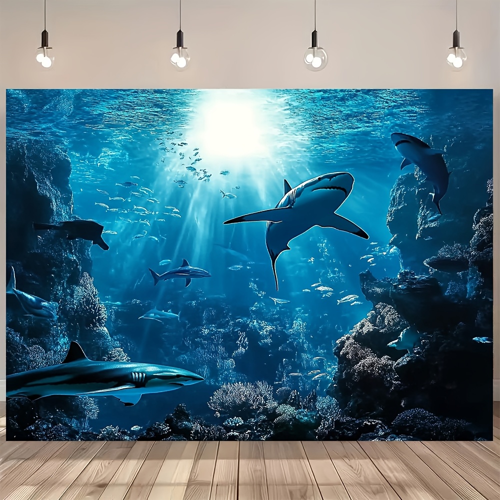 Majestic Deep Sea Shark Wall T - Ocean Aquarium recension och pris