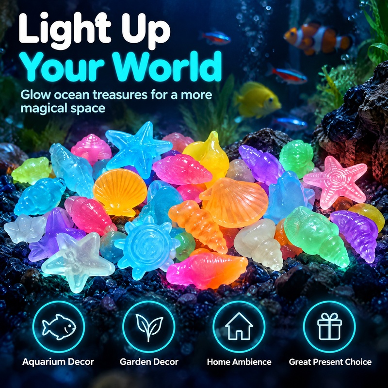 50-100PCSFluorescent marine li - Ocean Aquarium recension och pris
