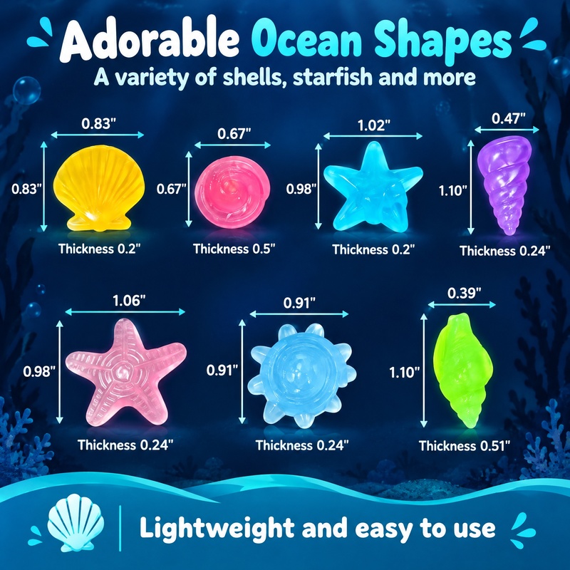 50-100PCSFluorescent marine li - Ocean Aquarium recension och pris