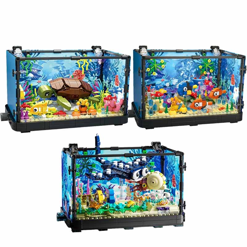 Fish Tank Building Block Set w - Ocean Aquarium recension och pris