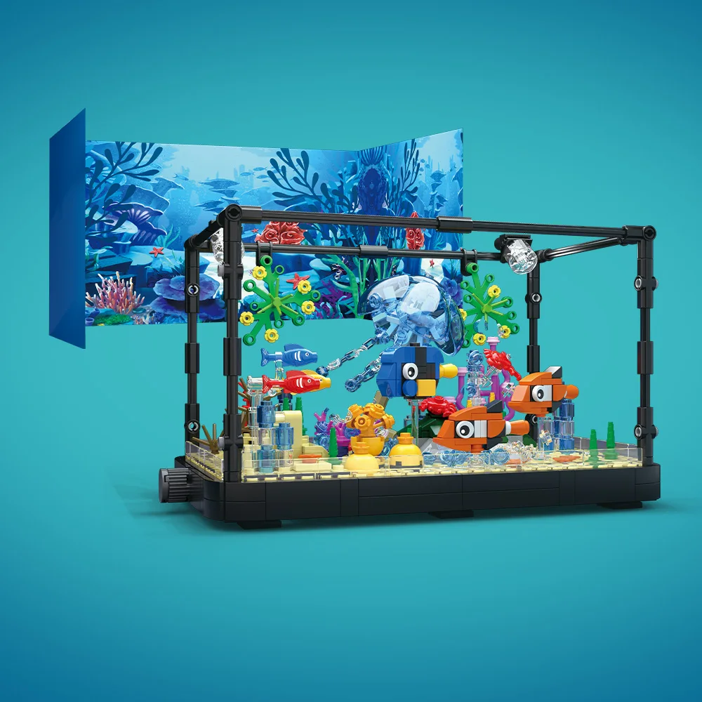 Fish Tank Building Block Set w - Ocean Aquarium recension och pris
