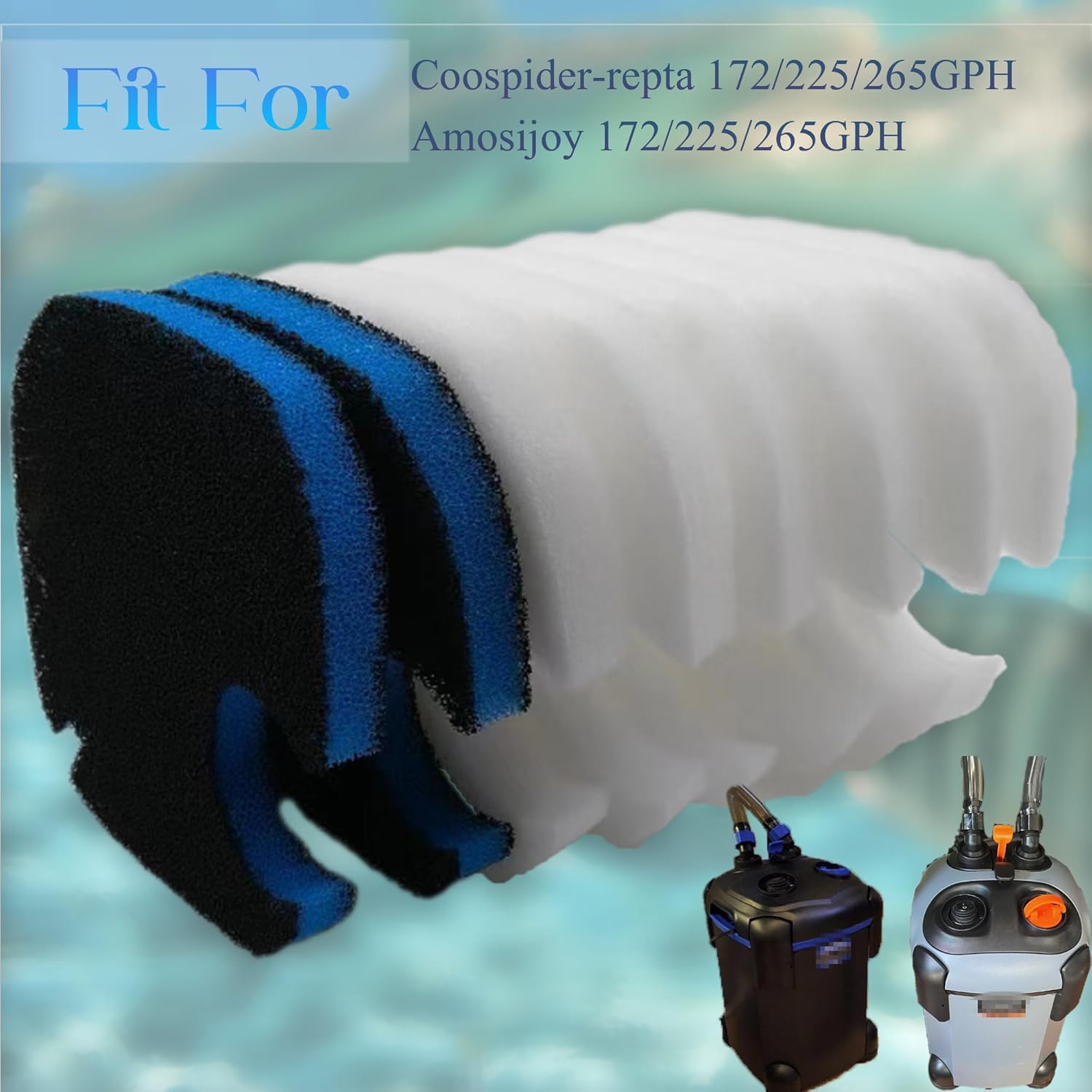 1 SET (8PCS)Filter Canister Pa - Reef Tank Filter recension och pris