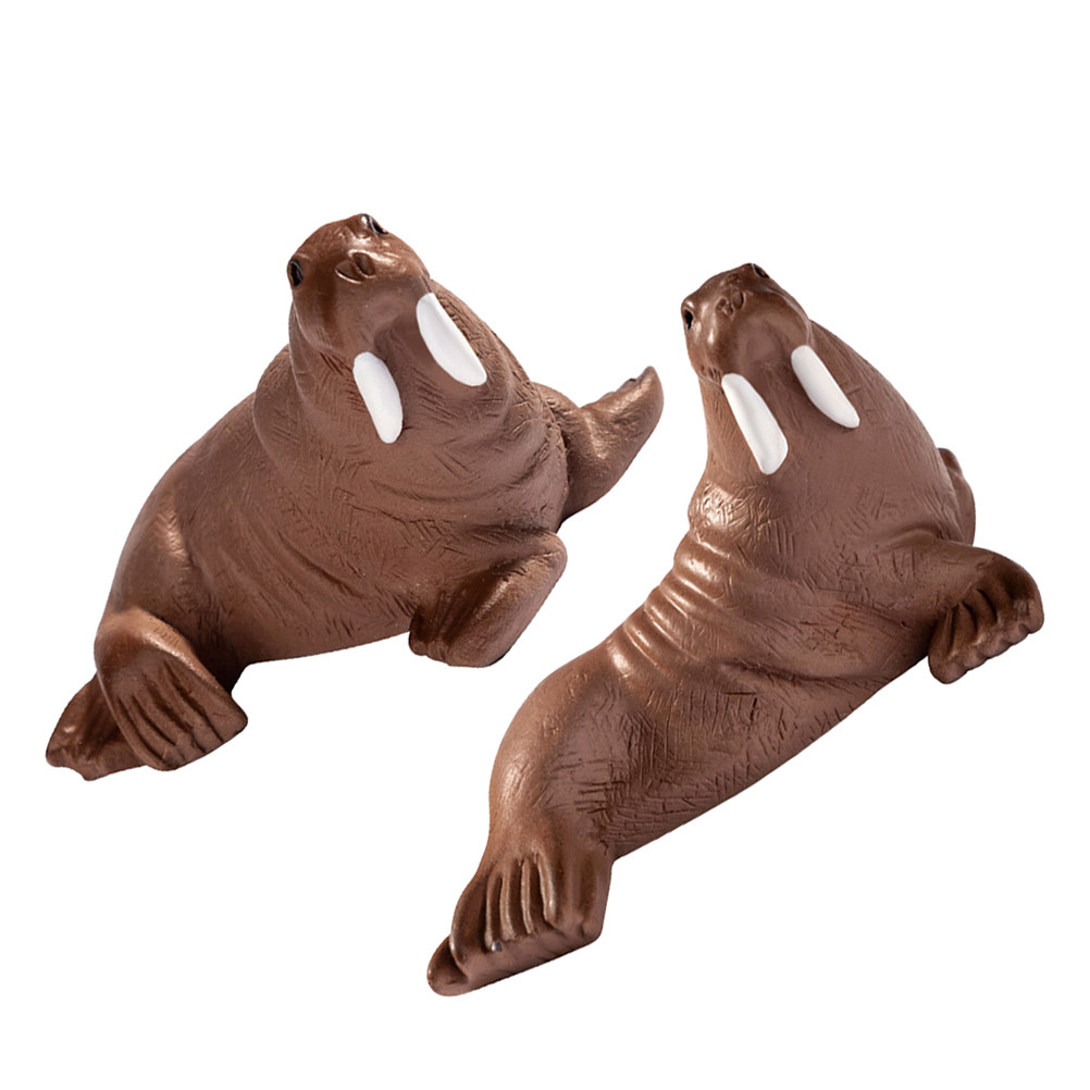 2Pcs Resin Walrus Miniature De - Ocean Aquarium recension och pris