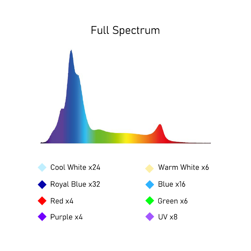 A8SE II Max And Blue 240W Full - Reef Lighting recension och pris