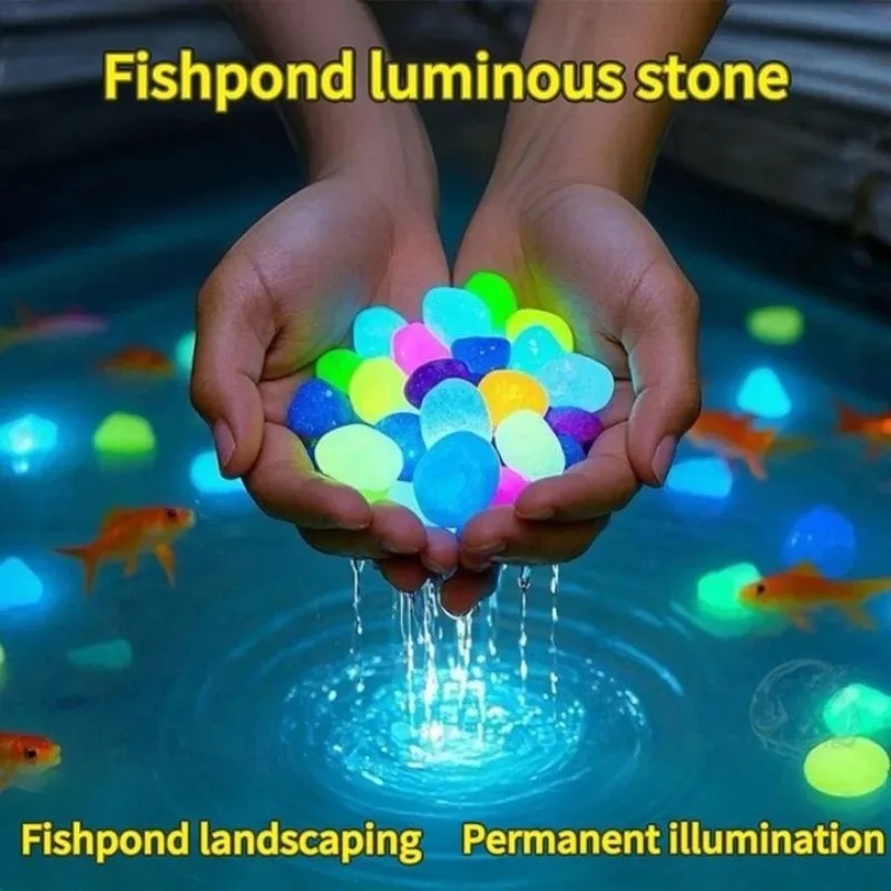100-1000PCS Luminous Stone Gar - Marine Fish Tank recension och pris